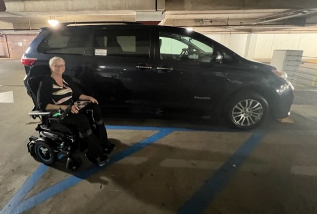 toyota sienna wheelchair van cancer survivor