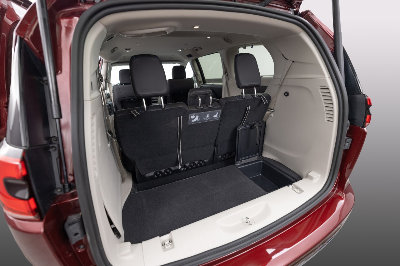 Chrysler Companionvan Wheelchair Van Back View with Open Trunk Door