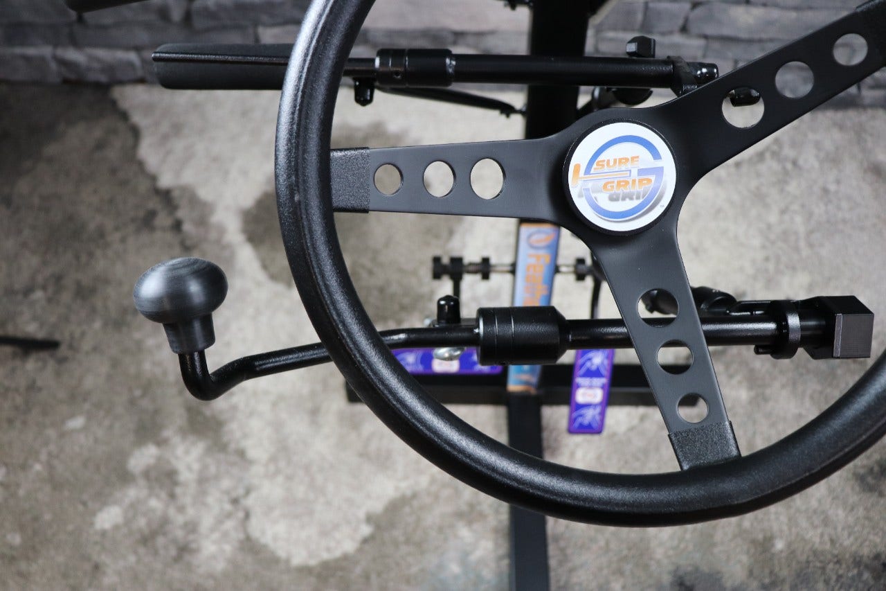 stubby operating handle hand control driving aid