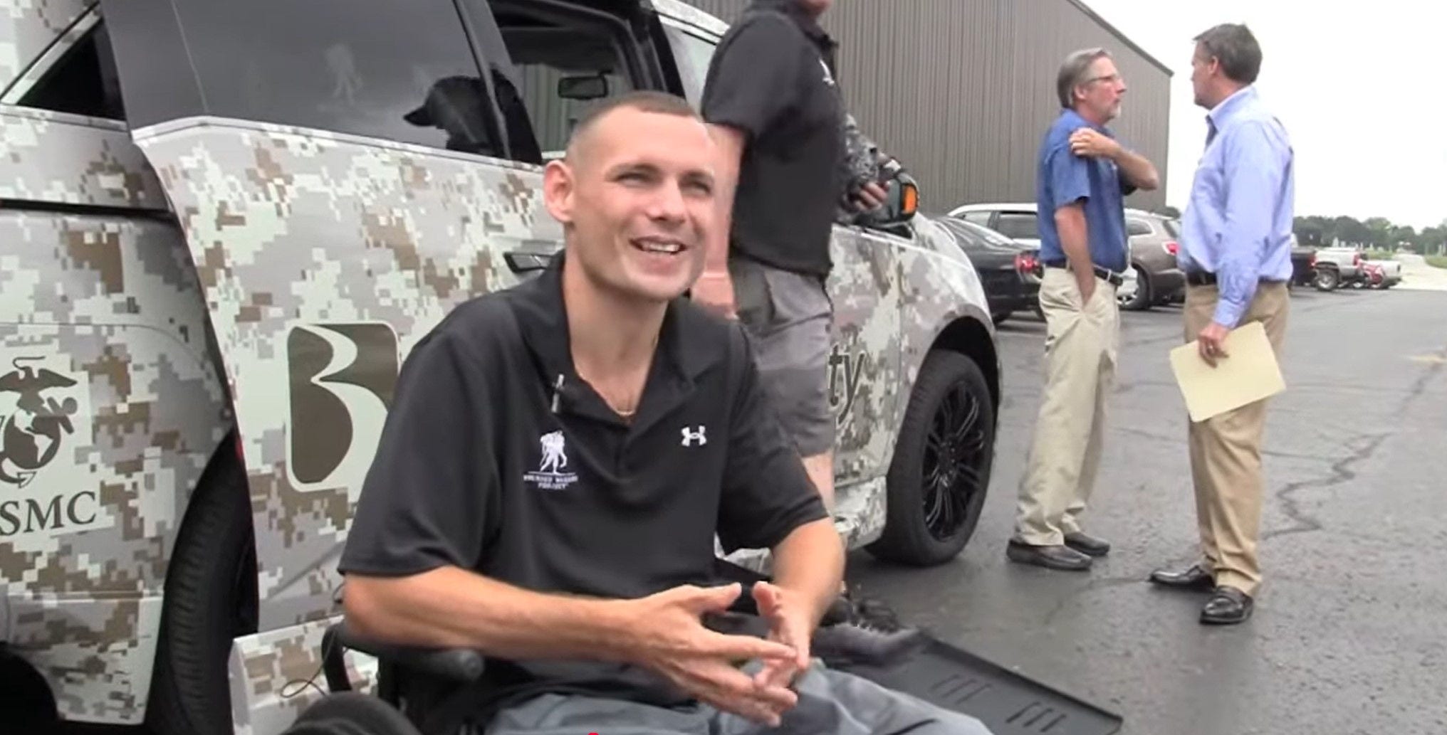 Veteran Camo wheelchair van