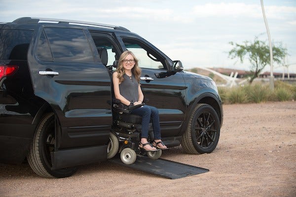 Kacey in her MXV Kacey in her MXV