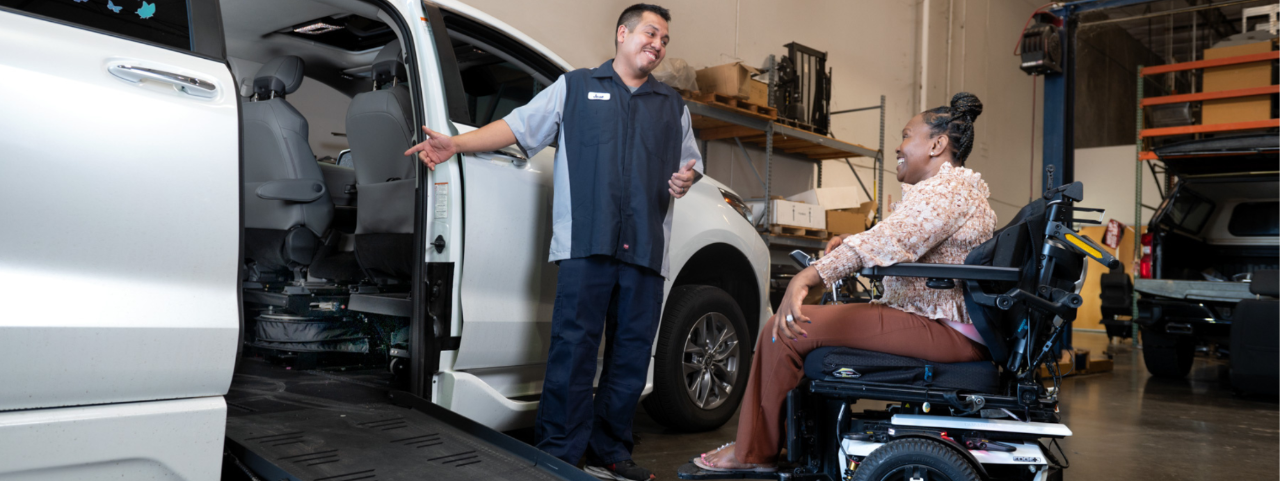 Mobility specialists helping out customers