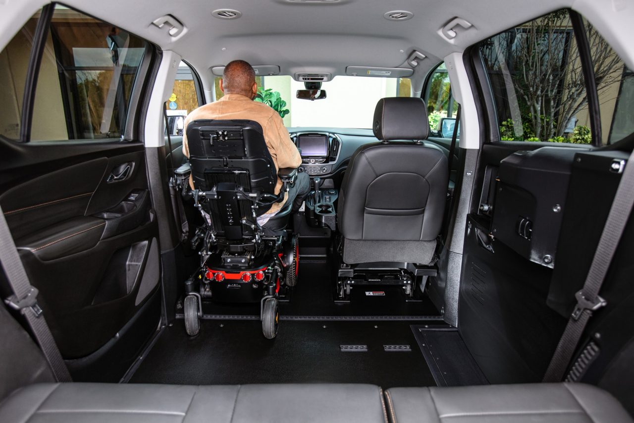 removable front seats wheelchair suv