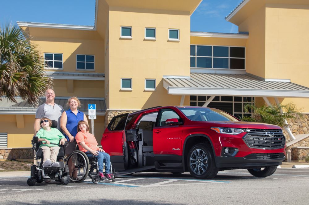 Wheelchair accessible SUV rental for families