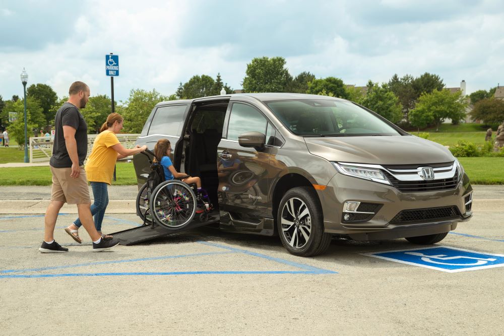 wheelchair van rental for families