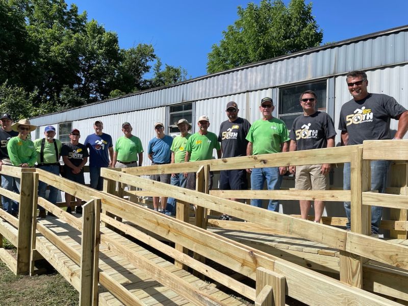 BraunAbility and SAWS Build 50 Ramps in 50 Days