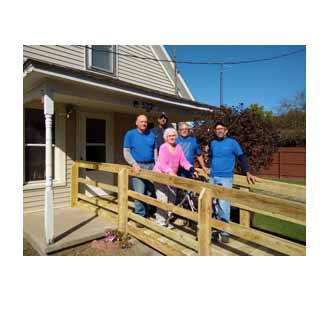 SAWs and BraunAbility Build a wheelchair ramp for house for  someone in need