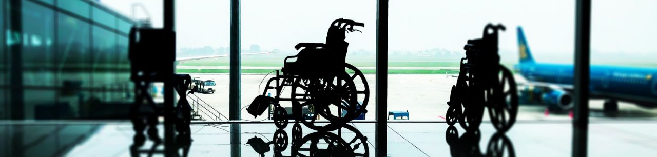 wheelchair users in the airport