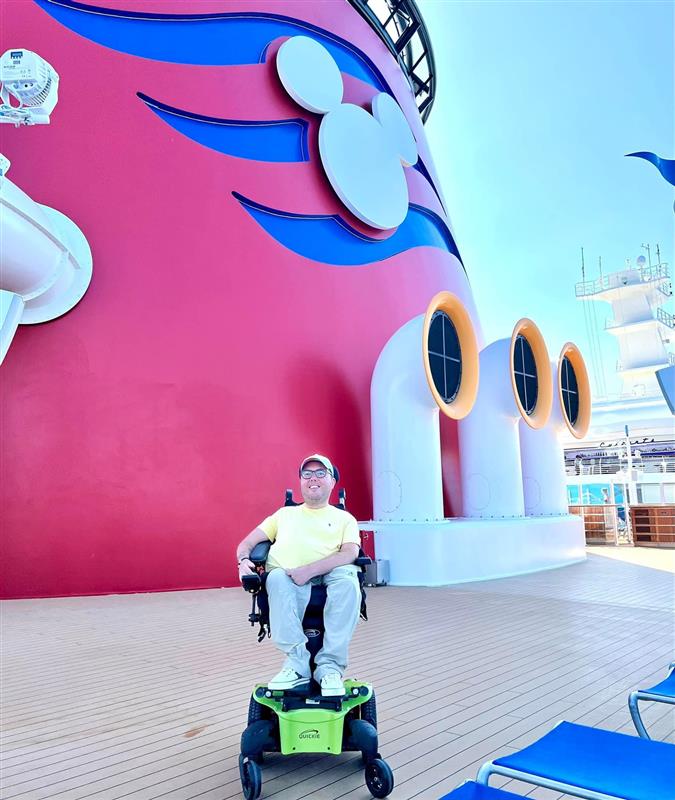 Cory Lee wheelchair accessible cruise disney