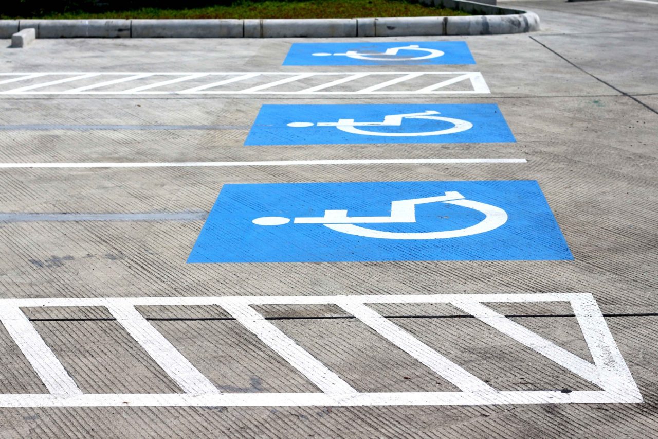 Row of Accessible Parking