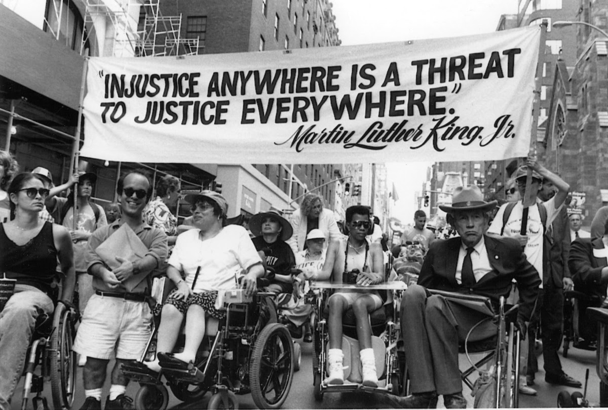 Judy Heumann Disability Rights Activist at Protest