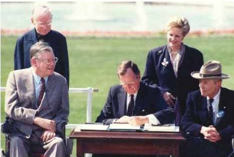Signing of the ADA