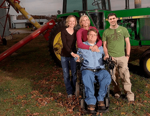 BraunAbility Engineer and family