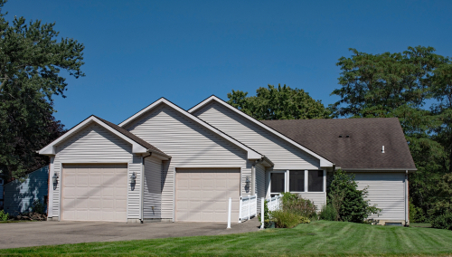 Three Gabled House with Wheelchair Ramp Access