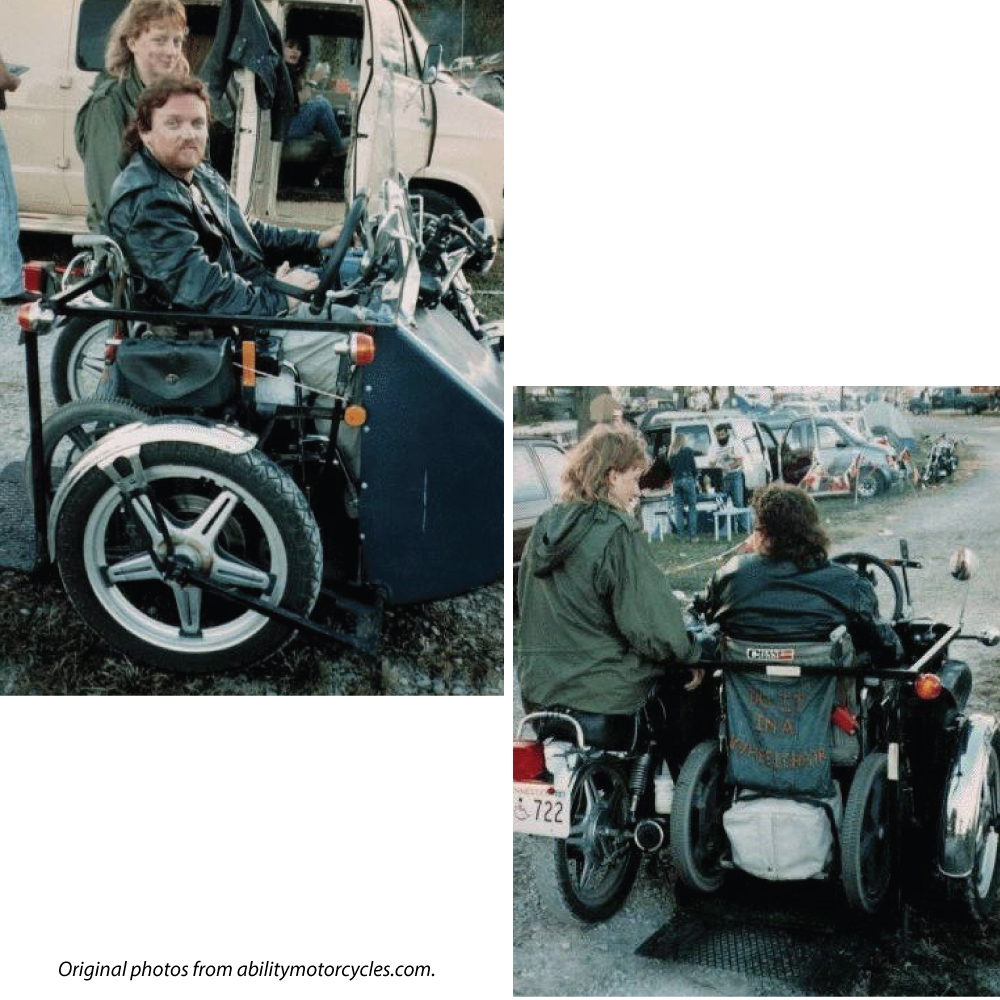 Driver Sidecar Accessible Motorcycle
