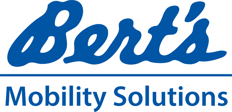 bert's truck equipment dealer logo, selling commercial wheelchair vans in Minnesota 