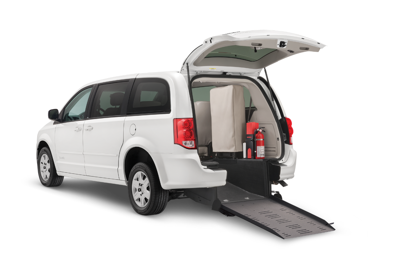 Commercial Rear Entry Dodge Wheelchair Van minivan ramp