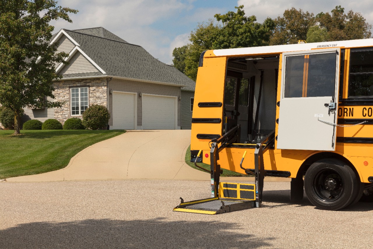 commercial wheelchair lift for school bus