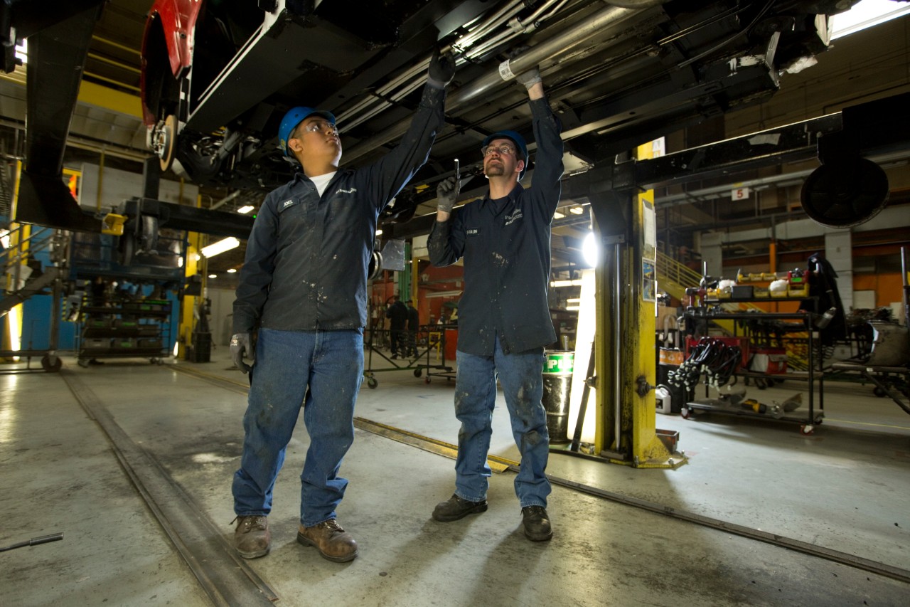 BraunAbility Employees Inspecting BraunAbility Employees Inspecting