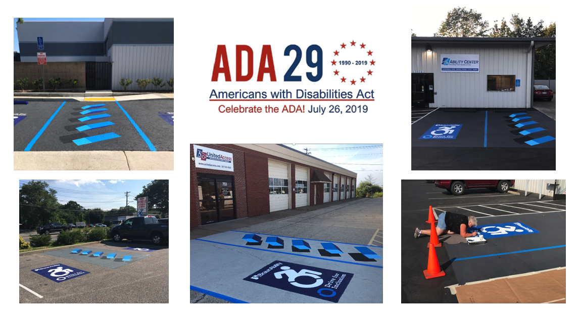 ada handicap parking spaces