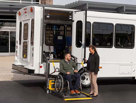 van with wheelchair lift