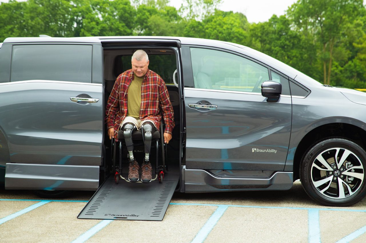traveling in a wheelchair van