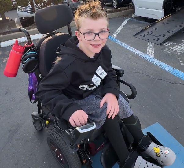 toyota sienna wheelchair van for a family