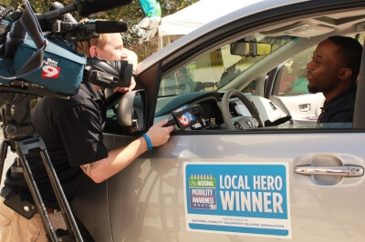 Antonio Dowels, Local Hero, Receives His Van Antonio Dowels 2|Antonio Dowels 1|Antonio Dowels 2