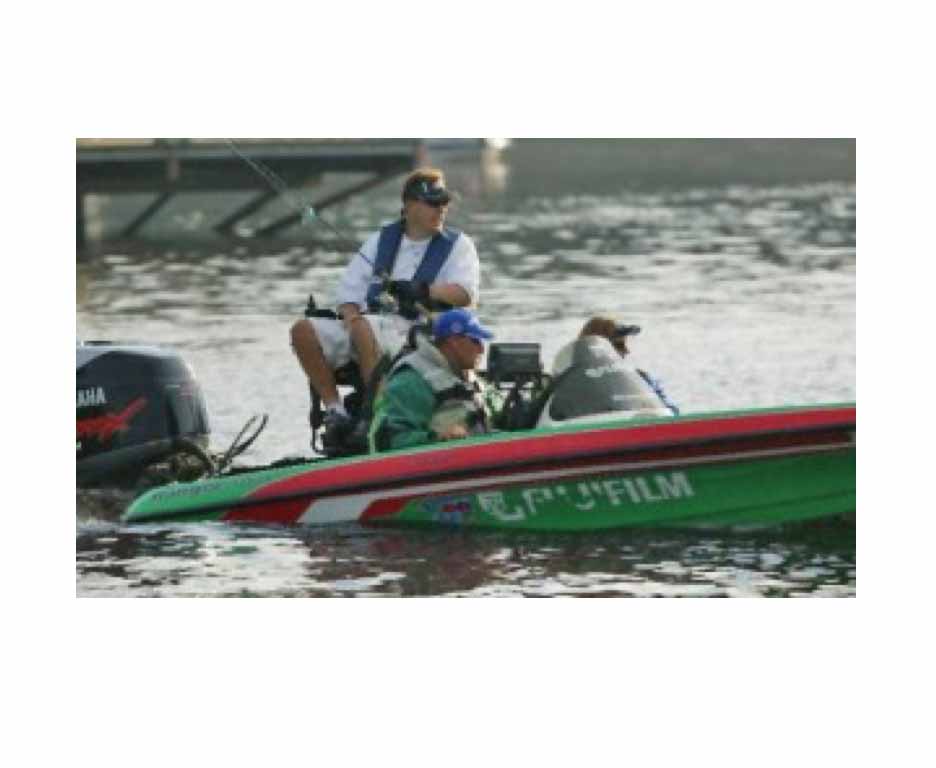 Fishing in a wheelchair on a fishing boat