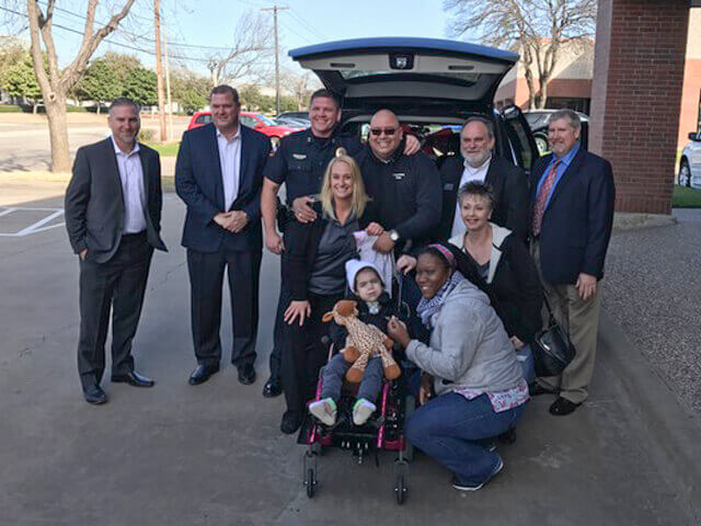 United Access of Carrollton, Texas donates a van conversion to a father of a special needs daughte